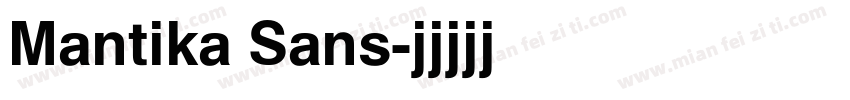 Mantika Sans字体转换